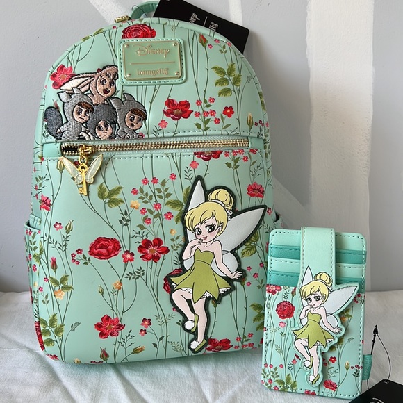Mini Backpack & Cardholder Tinkerbell Loungefly - Picture 3 of 14